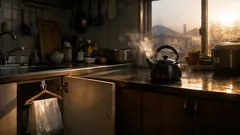 ゴミ袋収納は吊るすだけで解決、ハンガー×フックの省スペース術