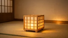 ダイソーのすのこで作る和モダン間接照明、100均素材だけで高見えランプDIY