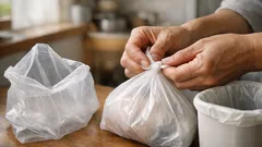 ビニール袋がほどけない結び方はこれ、台所で毎日使える時短テク