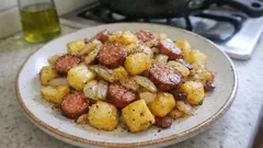 レンジで下ごしらえして時短—ほくほく香ばしい「なんちゃってジャーマンポテト」レシピ