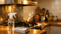 アルカリ電解水でコンロのベタつきがスッと消える、最短キッチン掃除の段取り