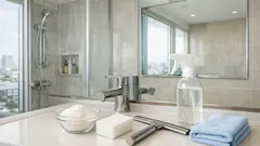 お風呂の水あか（ウロコ汚れ）を落とす方法まとめ：蛇口と鏡が見違える掃除手順