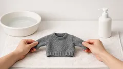 縮んだウールセーターを戻す方法:コンディショナーでやさしく復元する手順