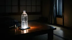 停電でも慌てない、スマホライト×水入りペットボトルで簡易ランタンを作る方法