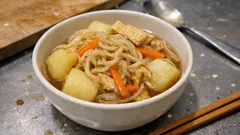 炒めてから煮るのがコツ。じゃがいもと切り干し大根のほっとする煮物（作り置きにも）