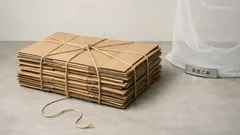 段ボールがほどけない縛り方はこれ、十字掛けとキの字掛けをサイズ別に使い分け