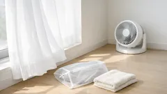 カーテンは洗っても干さない、濡れたまま戻すだけの時短洗濯術