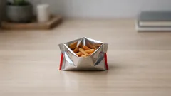 柿の種の小袋がこぼれない開け方は背面のつなぎ目からが正解