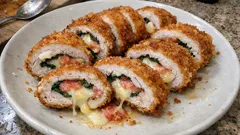 しそ・明太子・チーズをはさむ鶏ささみカツ：パサつかない下ごしらえと160℃揚げのコツ