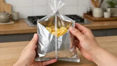 袋菓子が閉じられない問題は「背中から開ける」で解決する