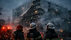 改修工事中の建物が一瞬で危険になる理由は足場と覆いにあった