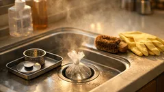 排水口の臭いをスッと消す、洗剤に頼りすぎない5ステップ掃除術