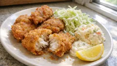 サクッと軽い衣が決め手。チカのフライを180℃でカラッと揚げるコツ