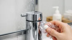 浴室の鏡の水あかが落ちない原因と、放置いらずでピカピカにする掃除手順