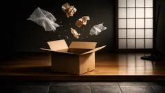 捨てる前に3分で家が片づく、緩衝材の再利用アイデア3選